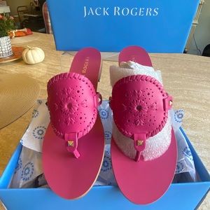 New in Box Jack Rogers Georgica Leather Sandals